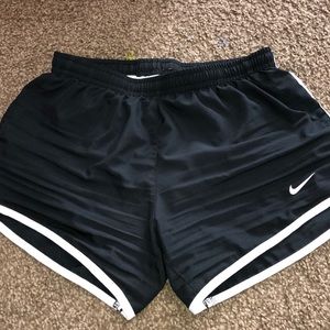black nike shorts